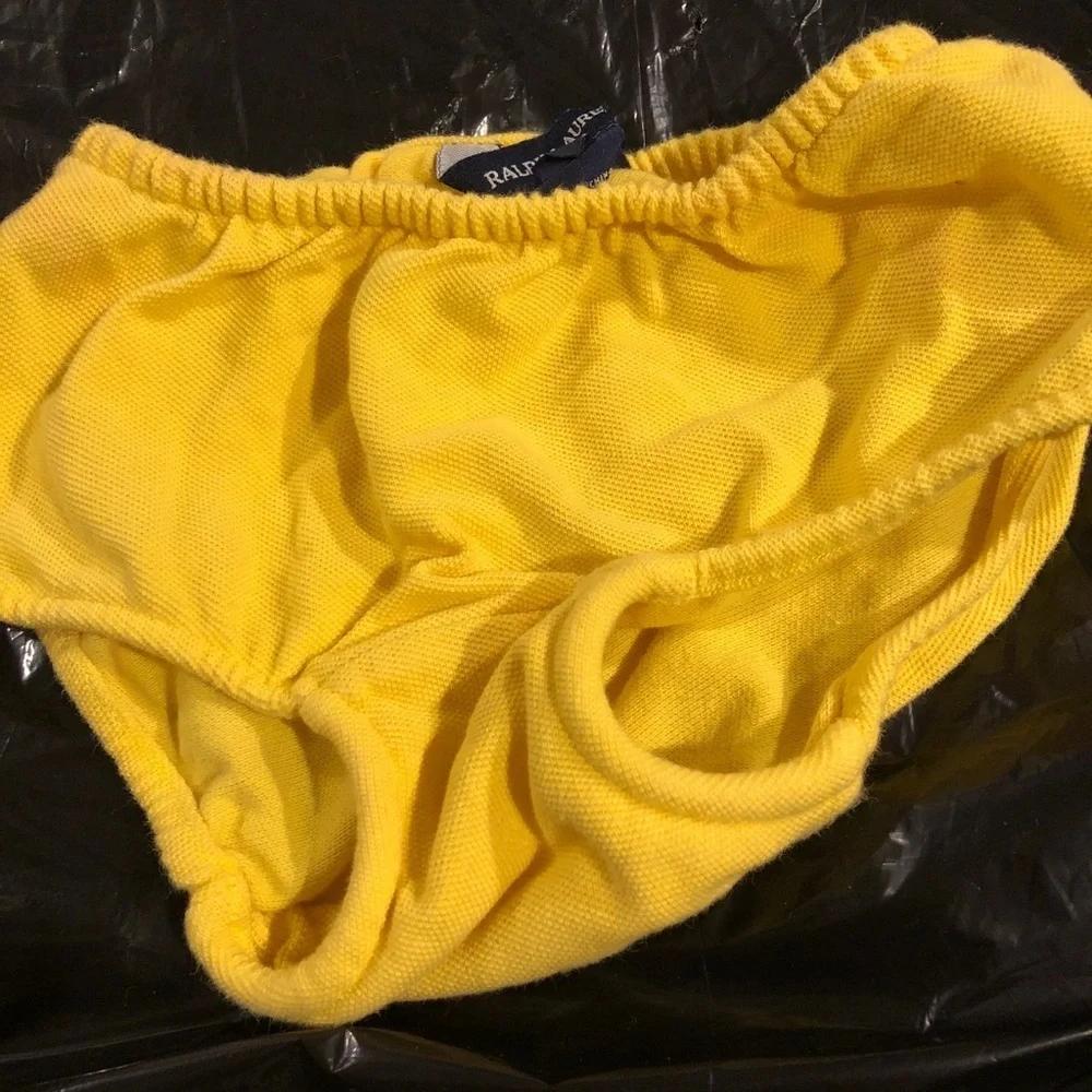 Sunny Yellow Polo Ralph Lauren Ruffled Dress 18mos 👗 💛